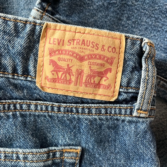 Levis Women's Super Low, Wide Leg Jeans - Picture 4 of 9